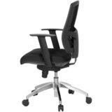 MID.YOU Vrtljiv Stol Net 90, Črna | Shoptok.si