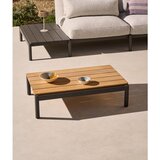 Kave Home Vrtna klubska mizica iz masivnega tika 89x91 cm Sorells – | Shoptok.si
