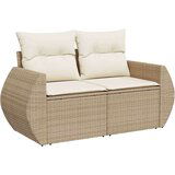  8-dijelni set vrtnih sofa od poliratana s jastucima bež | shoptok.hr