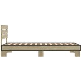  Okvir kreveta s uzglavljem Hrast sonoma 80 x 200 cm | shoptok.hr