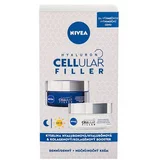 Nivea Hyaluron Cellular Filler SPF15 darilni set dnevna krema za obraz SPF15 50 ml + nočna krema za obraz 50 ml za ženske