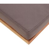 Tabure s jastukom 66x66x36 cm tamnosivi masivno drvo bagrema | Eponuda.com
