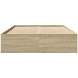vidaXL Okvir kreveta boja hrasta sonome 120 x 200 cm konstruirano drvo | shoptok.hr