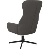  Stol za sproščanje temno siv žamet, (20957992) | Shoptok.si