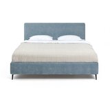 Bonami Selection Plavi tapecirani bračni krevet s podnicom 160x200 cm Noira Slim – | shoptok.hr