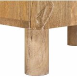  Ručno rađeni noćni ormarić Tamnije smeđi teak 40 x 30 x 45 cm | shoptok.hr