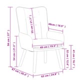  Relaxing Chair Smeđa Tkanina | shoptok.hr