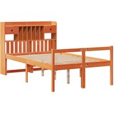  s regalom za knjige bez madraca 135 x 190 cm od borovine | shoptok.hr