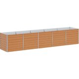  Povišena gredica - Vrtna gredica Svijetlosmeđa 400 x 80 x 77 cm | shoptok.hr