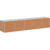  Vrtna visoka greda Svetlo rjava 400 x 80 x 77 cm, (5000287836) | Shoptok.si
