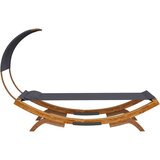 Vanjski Zunanja postelja s streho 100x200x126 cm trden les antracit, (20648563) | Shoptok.si