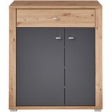 XORA omara za čevlje barve grafita, hrast artisan | Shoptok.si