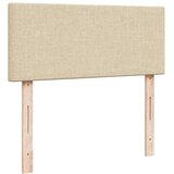  Krevet box spring s madracem krem 120 x 190 cm od tkanine | shoptok.hr