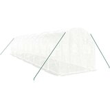  Staklenik s čeličnim okvirom bijeli 20 m² 10 x 2 x 2 m | shoptok.hr