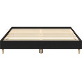  Krevetna konstrukcija Crni hrast 203 x 143 x 25 cm | Eponuda.ba