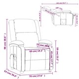  fotelja od tkanine tamnosiva | shoptok.hr