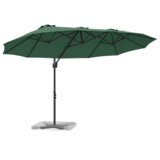  Senčnik Zelena 372 x 198 x 243 cm Poliester in aluminij, (5000187737) | Shoptok.si