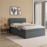 Bessagi Home Postelja Z Vzmetnico Marco, Sivomodra, 140x200 Cene