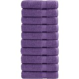 vidaXL Premium brisače 10 kos vijolična 70x140cm 600 g/m2 100 % bombaž | Shoptok.si