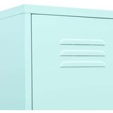 vidaXL Omara s ključavnico mint zelena 35x46x180 cm jeklo | Shoptok.si