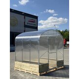  Modularni čelični plastenik Flora,6 mx2.64m, polikarbonat 4 mm , razmak između lukova 1m, s povi&amp;scaron;enim gredicama Slike