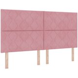 vidaXL vzglavje z diamantnimi bloki v roza 180 cm žamet, (22080448) | Shoptok.si