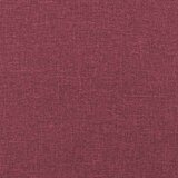  Klupa s naslonom boja vina 120 x 62 x 75 5 cm od tkanine | shoptok.hr