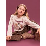 Sinsay Pamučne wide leg traperice s cvjetnim uzorkom | shoptok.hr