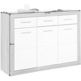 XORA KOMODA, hrast sonoma, bela | Shoptok.si