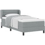 vidaXL Krevet s madracem svjetlosive boje 100x200 cm tkanina Cijene
