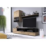 Halmar TV regal Snap - hrast lefkas/mat crna | shoptok.hr