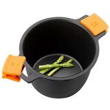 Posuda sa staklenim poklopcem BRA A273907 Crna Metal Aluminij Kovani Aluminij Lijevani aluminij (1 kom.) | shoptok.hr