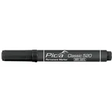 Pica Permanentmarker 1-4mm, Rund spitze, schwarz