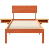  Krevet s okvirima i noćnim ormarićima Voštano smeđa 75 x 190 cm | shoptok.hr