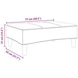  Tabure tamnozeleni 77x55x31 cm baršunasti | shoptok.hr