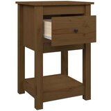  Nočna omarica medeno rjava 40x35x61,5 cm trdna borovina, (20716202) | Shoptok.si