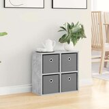  Strani šal s predalom Betonsko siva 49,5 x 22 x 47 cm, (5000233848) | Shoptok.si