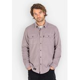 Reell Dual Cord Srajca grey purple Cene