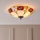 Endon 64182 - plafonsko svetlo tiffany ingram 2xE27/60W/230V prečnik 45 cm | Eponuda.com