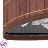  Kutna košara za rublje od bambusa smeđa 60 L | shoptok.hr