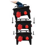 Commel mobilni razdjelni ormar 1 x CEE 32A, 2 x CEE 16A | shoptok.hr