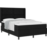 vidaXL Box Spring Postelja z Blazino Črna 140x200 cm Tkanina, (22050733) | Shoptok.si