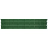  Povišena vrtna gredica od čelika 332 x 40 x 68 cm zelena | Eponuda.com