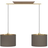 Eglo 390336 - visilica na sajli santandria 2xE27/40W/230V braon/zlatna Slike