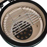 kamado žar za dimljenje 2 1 iz keramike 56 cm zelen
