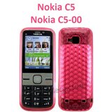  Gumijasti / gel etui Diamond za Nokia C5 - roza Cene