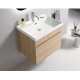 UNI-LINE Toaletni ormarić UNILINE LUMA 601BRW sa lavaboom, soft close fioka (UL601BRW) Cene
