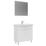 Hanah home Kupatilski ormarić sa umivaonikom i ogledalom (2 komada) Purus 80 473 | Eponuda.com