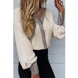 Fenzy Elegantna Bluza S Leopard Uzorkom Polina, Krem Cijene