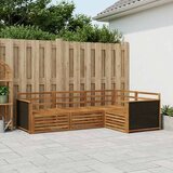  Set vanjskih sofa 4 pcs Prirodna 247,5 x 168,5 x 73 cm | shoptok.hr